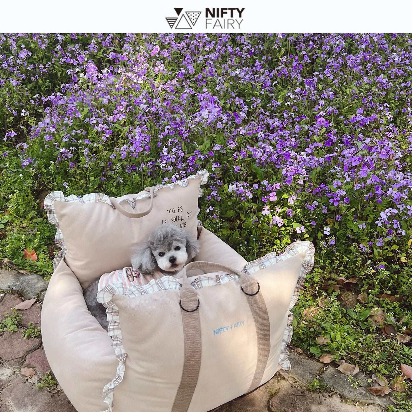 Nifty Fairy Beige Pet Carier