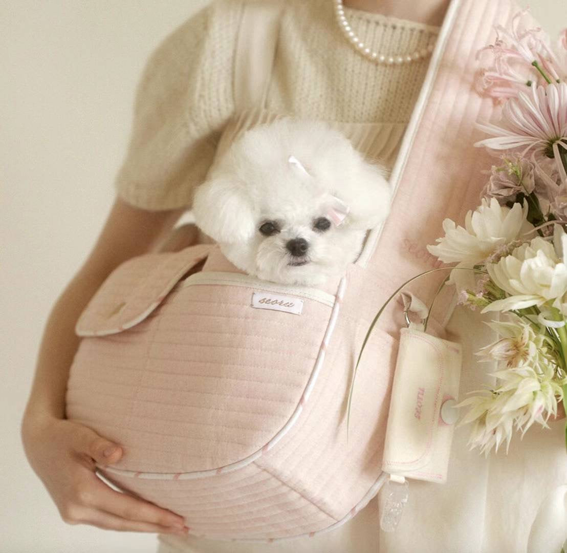 Seoru Pet Carrier Shoulder Bag - Pink