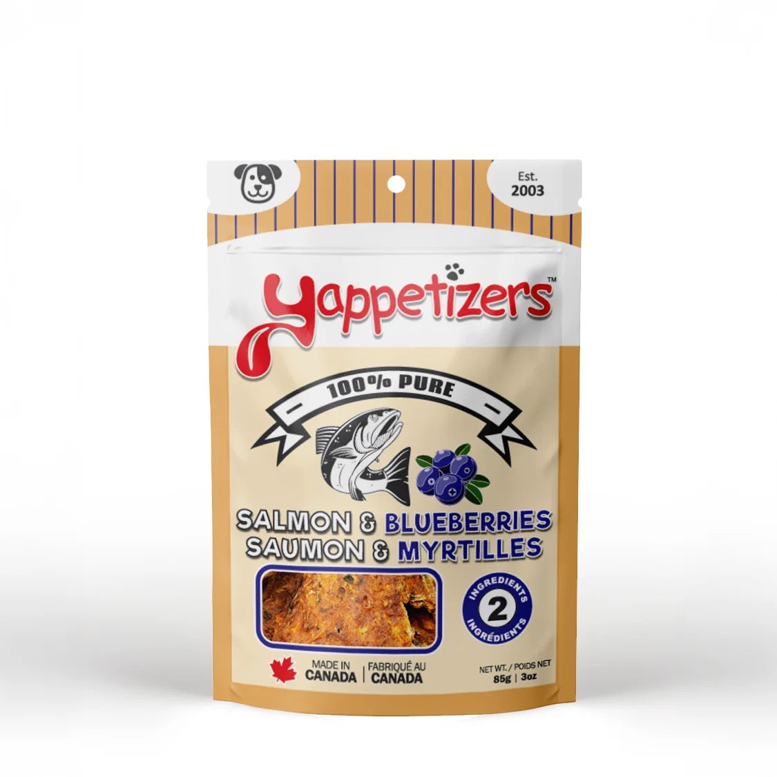 Yappetizers – Dehydrated Treats, Kangaroo – 85g