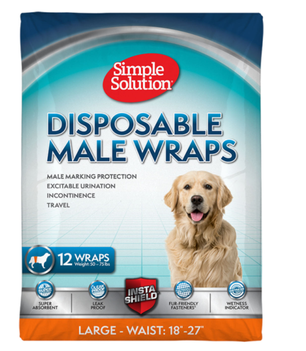 Simple Solution Disposable Male Dog Wrap