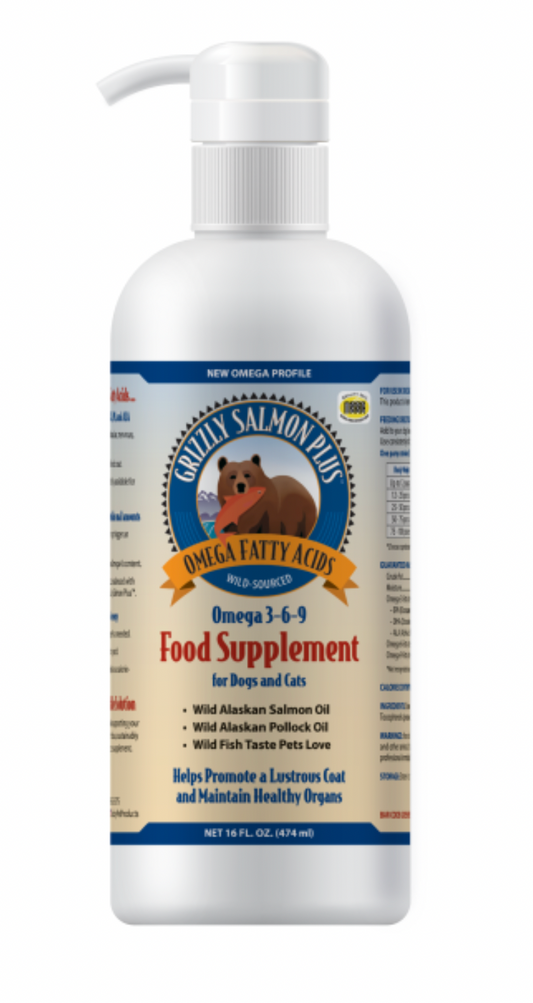 Grizzly - Salmon Plus Oil Liquid Supplement