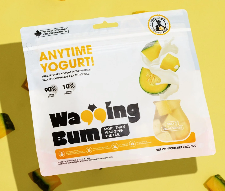 Wagging bum- ANYTIME Yogurt - Freeze Dried - Pumpkin