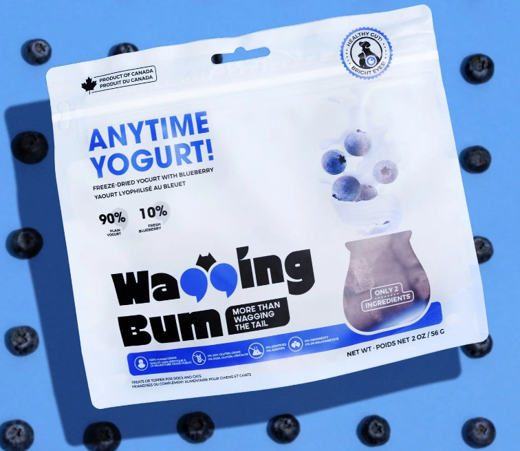 Wagging Bum- ANYTIME Yogurt - Freeze Dried - Blueberry