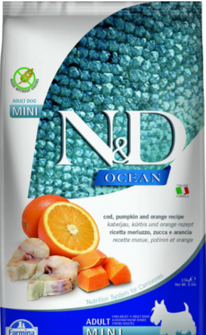 FARMINA ND Dog Ocean Cod and Orange Pumpkin