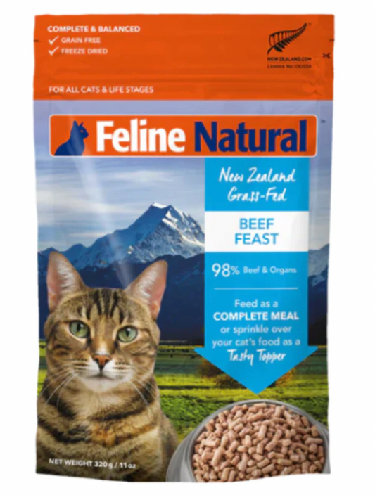Feline Natural - Beef Feast Freeze Dried- 320g