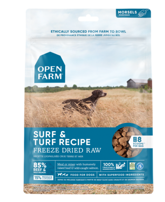 Open Farm Dog Freeze Dried Raw Surf & Turf Mrsls