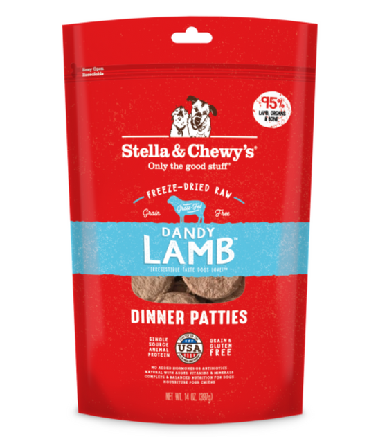 Stella&Chewys Dog FD Dandy Lamb Patties
