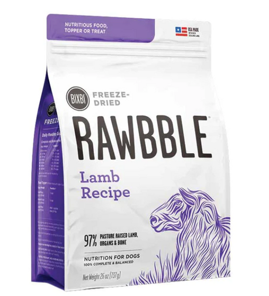 BIXBI - Dog Freeze Dried - Rawbble - Lamb