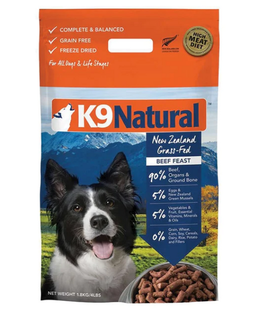K9 Natural - Dog - Beef Freeze Dried