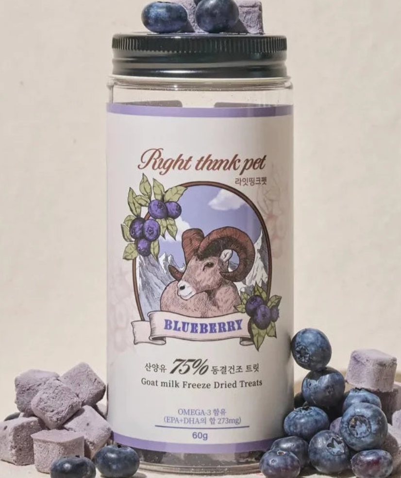 Right Think Pet - Goat Milk FD Treats - Blueberry