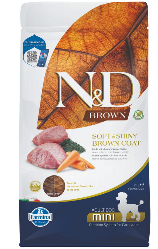 FARMINA ND Brown Dog Lamb, Potato Carrot, Kelp AD Mini