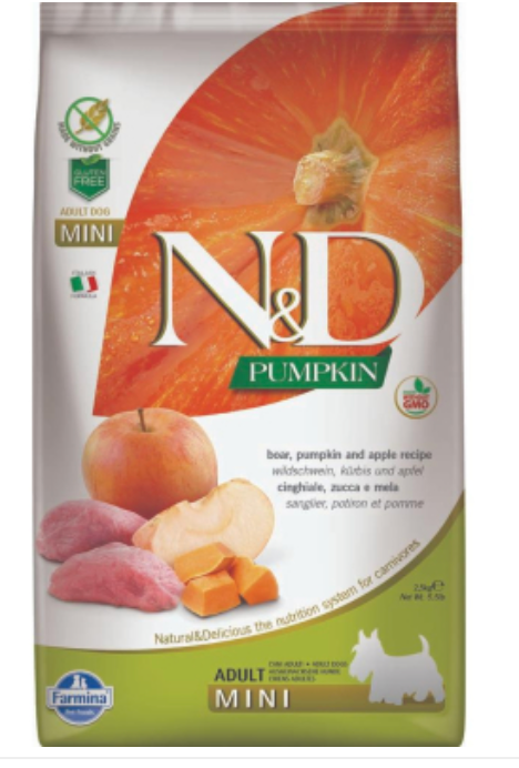 FARMINA ND Dog Pumpkin Boar and Apple MINI