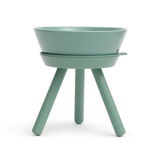 Inherent green high-footed bowl