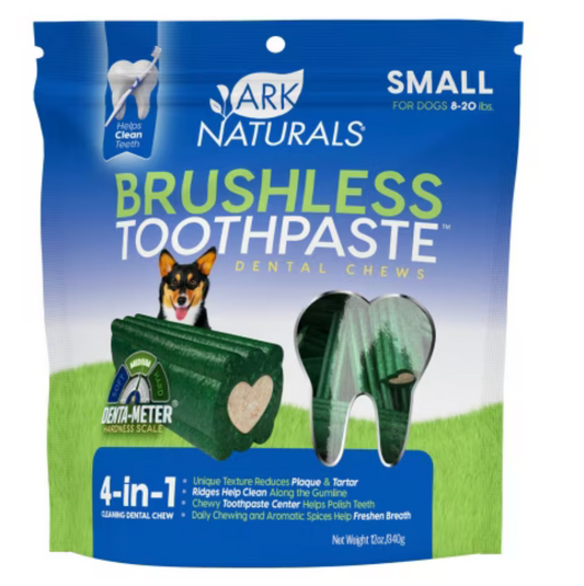 Ark Naturals Brushless Toothpaste Dental Chew Small