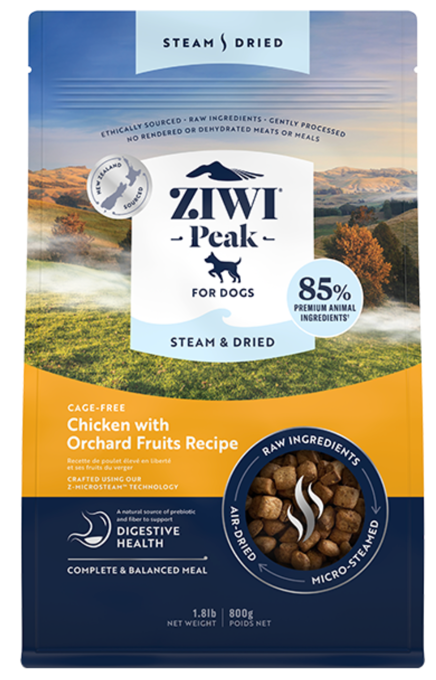 ZIWI Peak Dog Steam-Dried Chicken w/Orchard Fruits