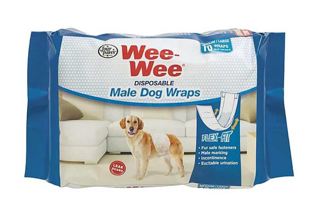 Wee-Wee Disposable Male wraps Medium/Large12PK