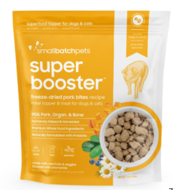 SMALLBATCH Freeze Dried Super Booster Pork Bites 7oz