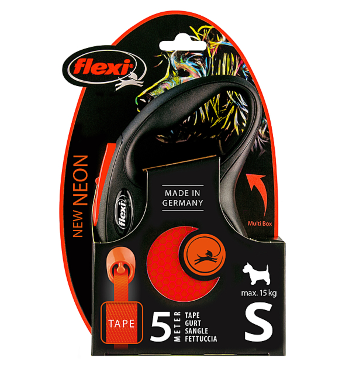 Flexi Neon Tape Small 5M Orange