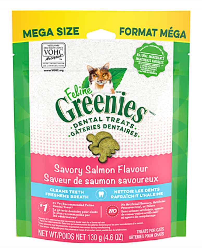 Dental Treat Savory Salmon 4.6OZ (10) | Cat
