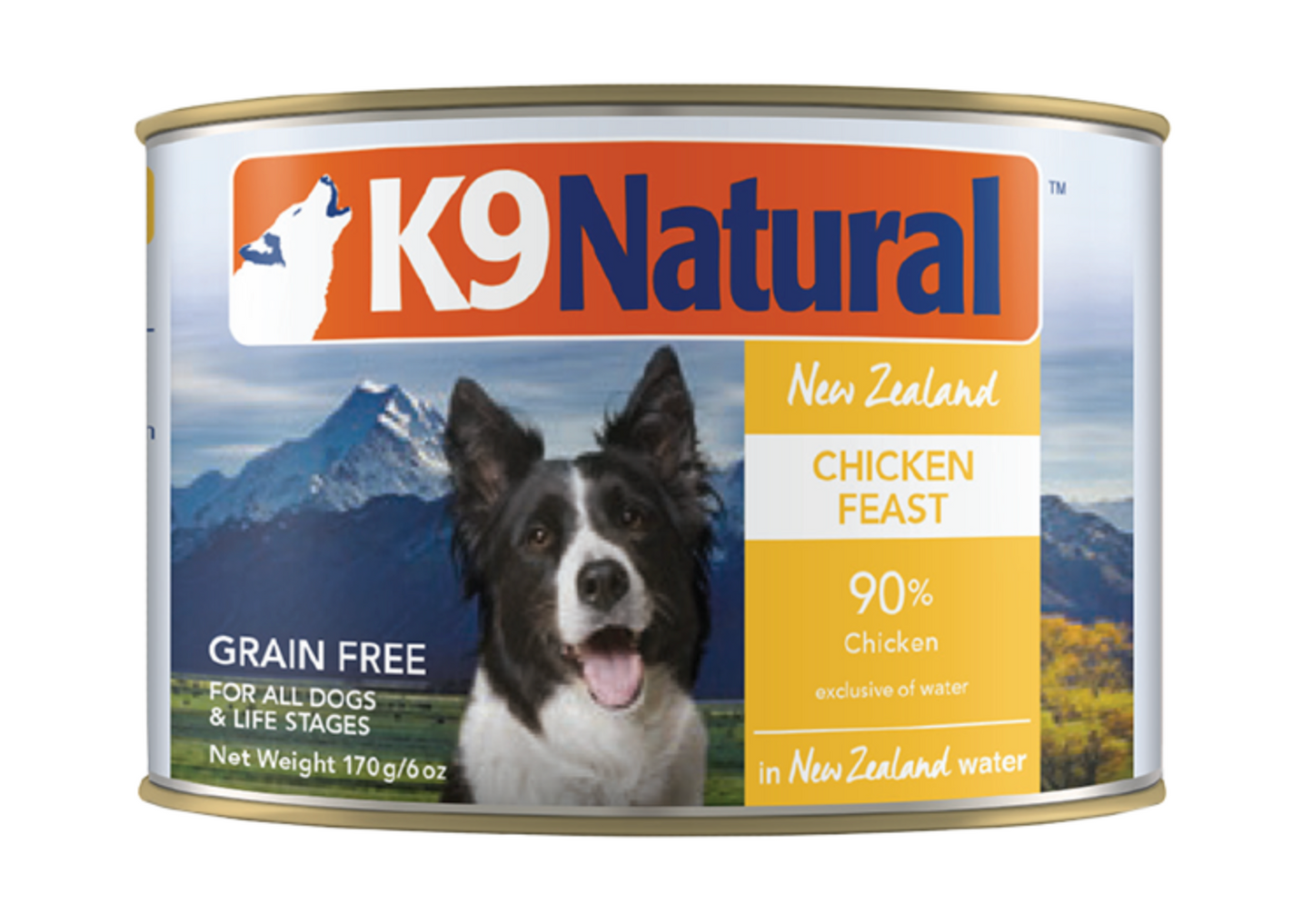 K9 Feline Natural Dog Chicken 12/6oz Cans