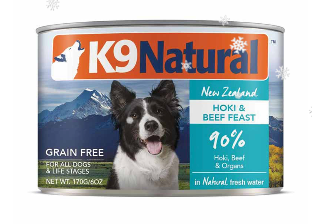 K9 Feline Natural- Hoki & Beef Can 170g