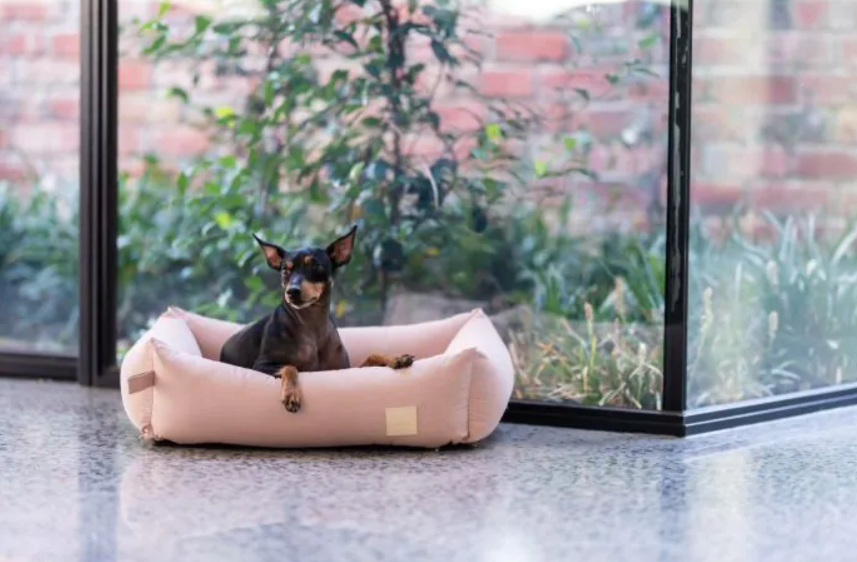 FuzzYard Life Bed - Cotton Bed - Soft Blush