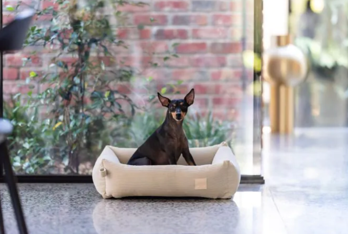 FuzzYard Life Corduroy Bed - Sandstone