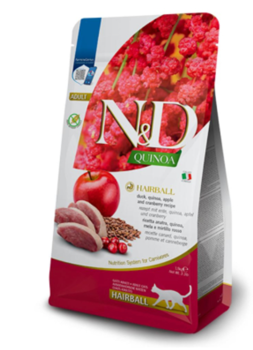 FARMINA ND Cat QUINOA Hairball Control 1.5kg