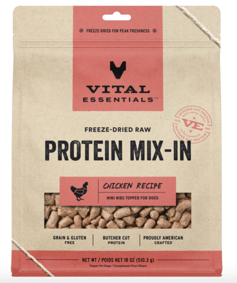 FD Raw ProteinMixInChickenTopper Mini Nibs18OZ