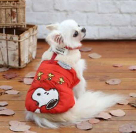 Pet Paradise Red Snoopy Puffer
