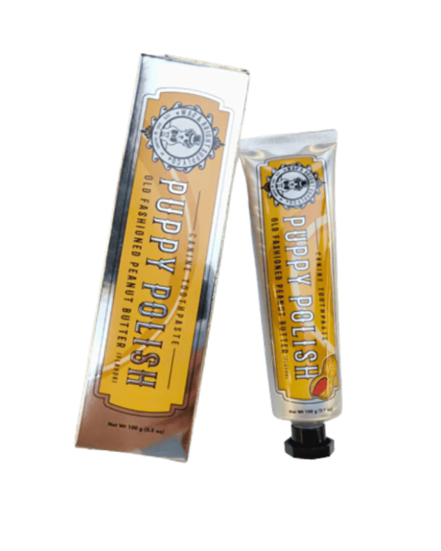 Wag & Bright - Puppy Polish - Natural Canine Toothpaste - Old Fashioned Peanut Butter