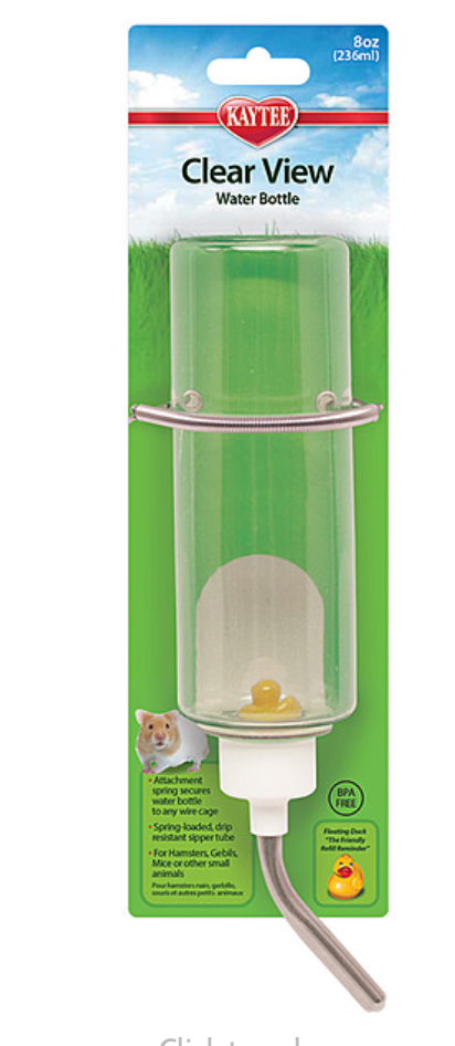 Clear Water Bottle 8OZ