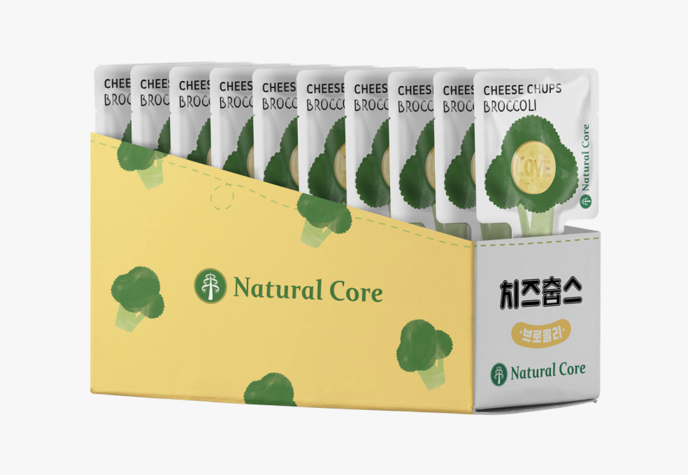 Natural Core Cheese Chips with Fruit