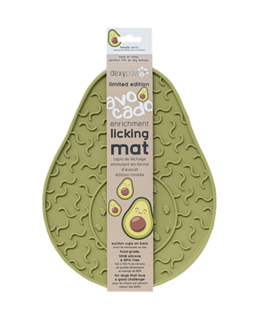 Dexypaws Dog Enrichment Lick Mat Avocado
