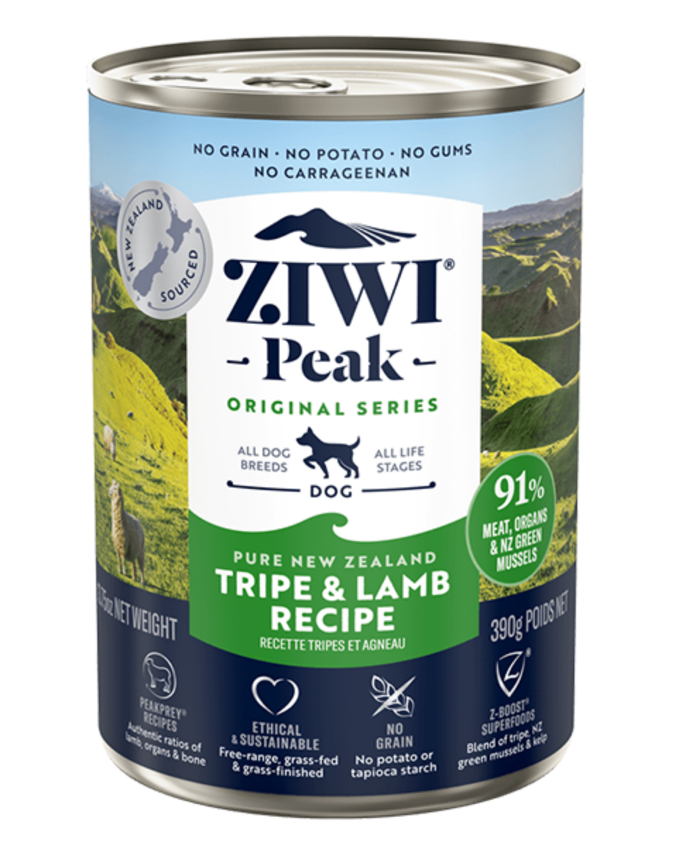 ZIWI Peak Dog Tripe & Lamb Cans