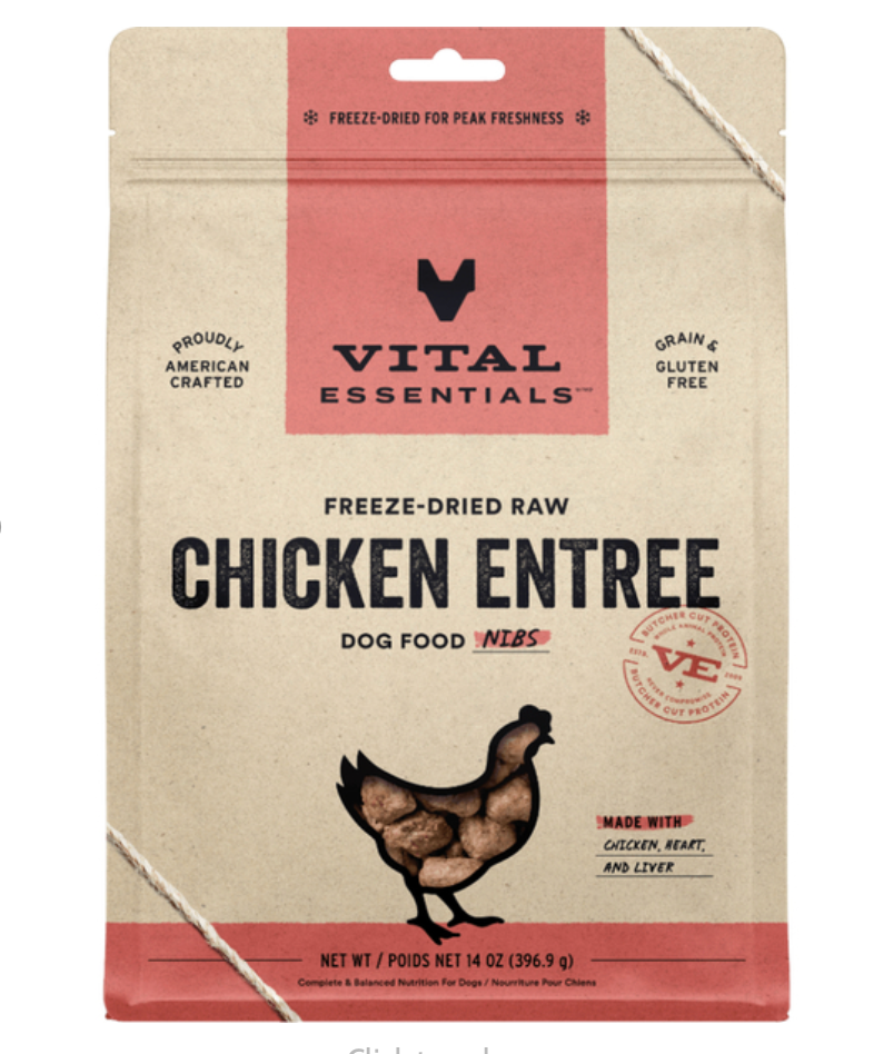 Vital EssentialsFD Raw Chicken Entree Nibs 14OZ