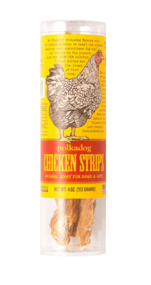 polkadog - Tube: Chicken Strip Jerky - 4oz