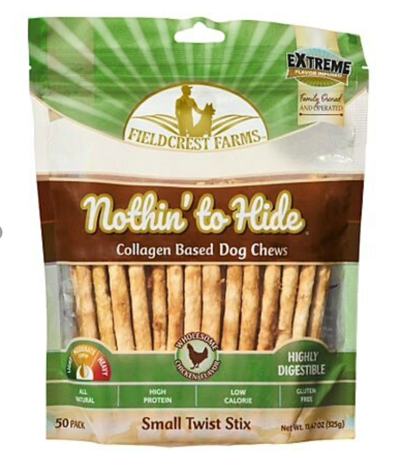 Nothin' to Hide Twist Stix Chicken Small 50PK