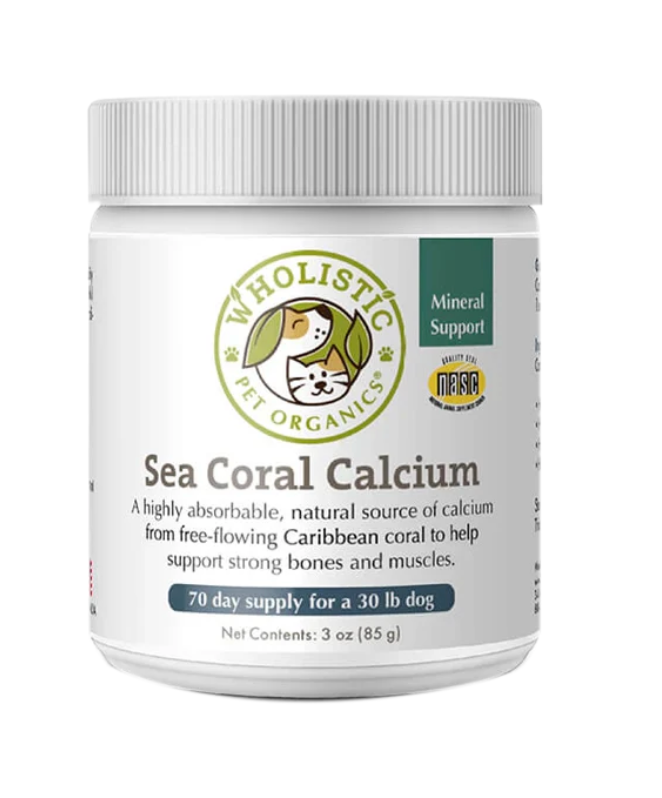 Wholistic Pet Organics - Sea Coral Calcium 3oz