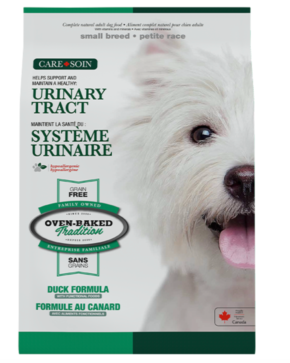 Oven-Baked Tradition Dog Care Urinary SmBr Adlt GF Duck 4lb