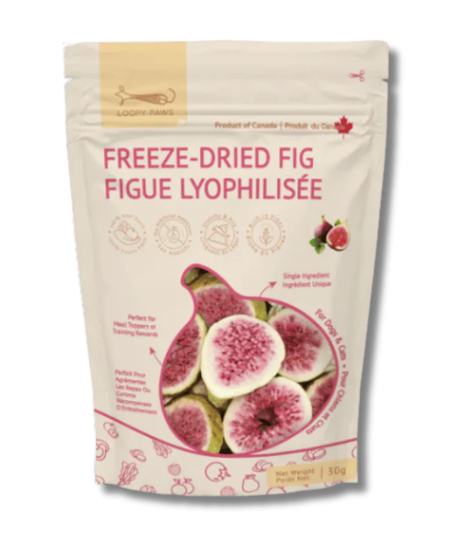 Loopy Paws - Treats - Freeze-Dried - Fruity Crunchy - Fig - 30g