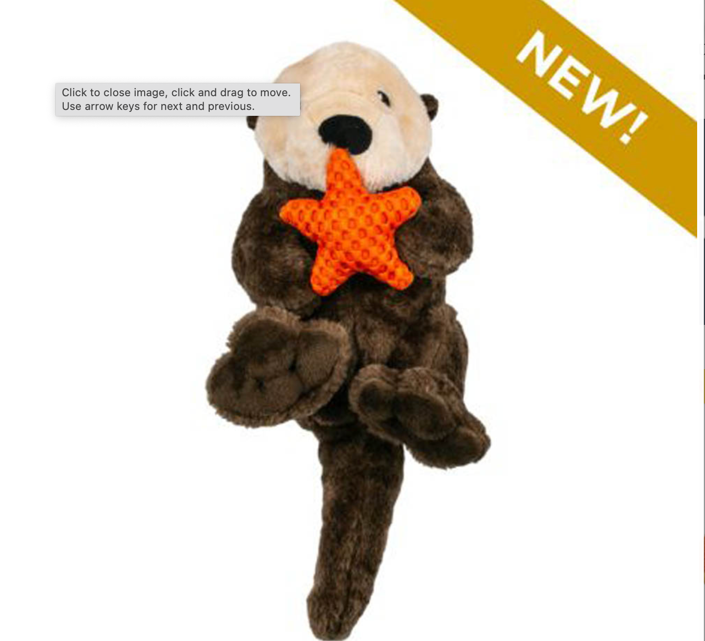 TALL TAILS 13" Rope Body Otter Toy