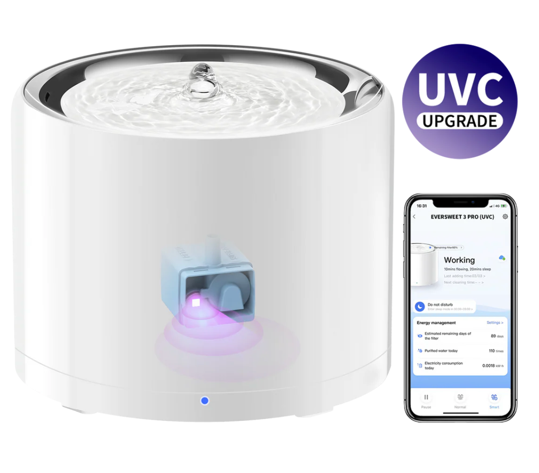petkit UVC Sterilization Automatic pet water dispenser(w4x)