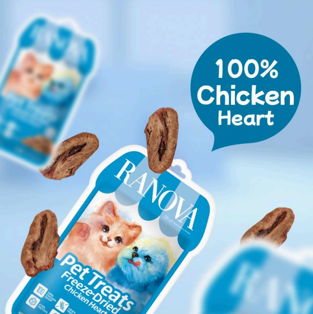 Ranova Freeze Dried Chicken heart