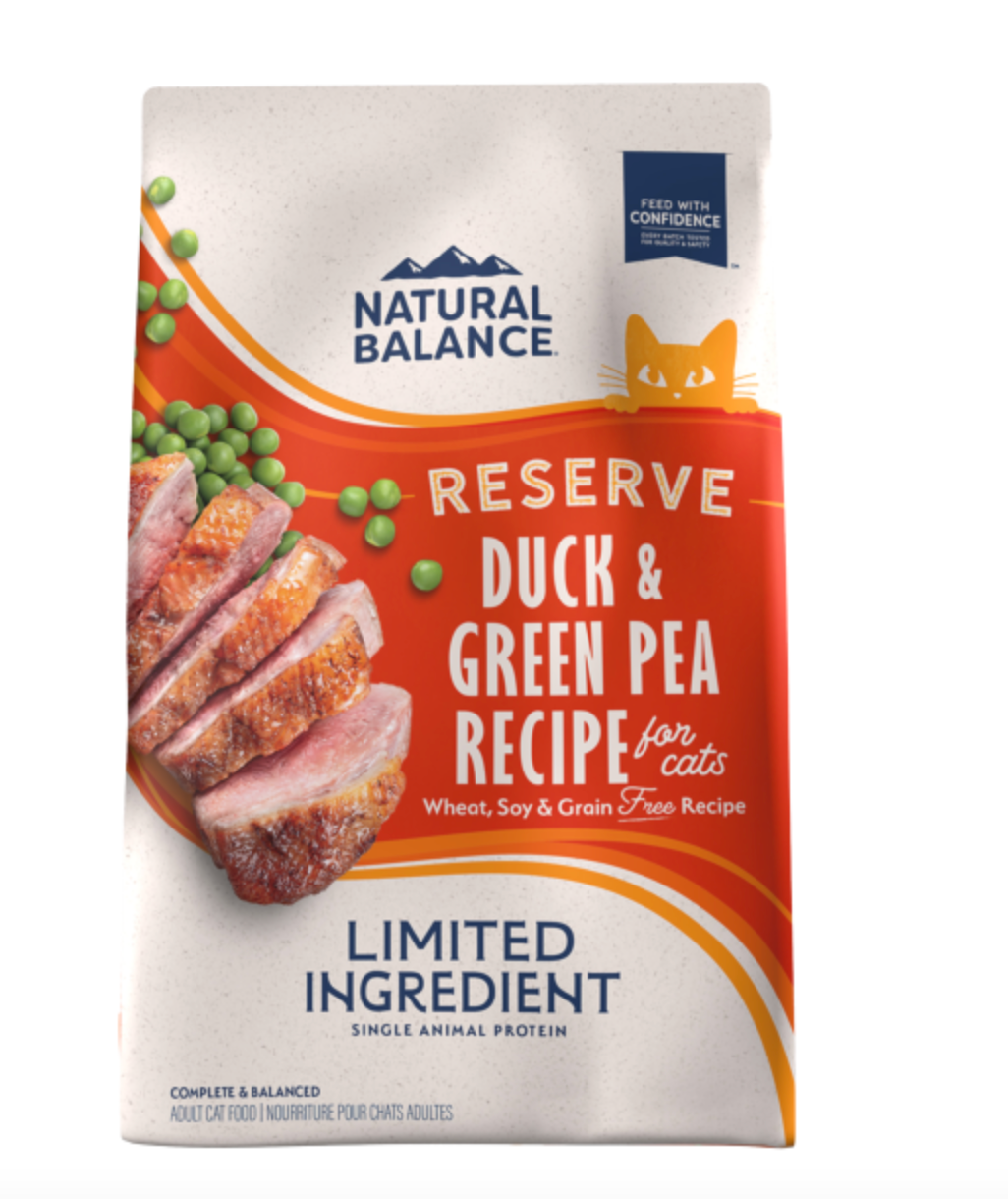 NB Cat LID Reserve Duck & Green Pea 4 lb