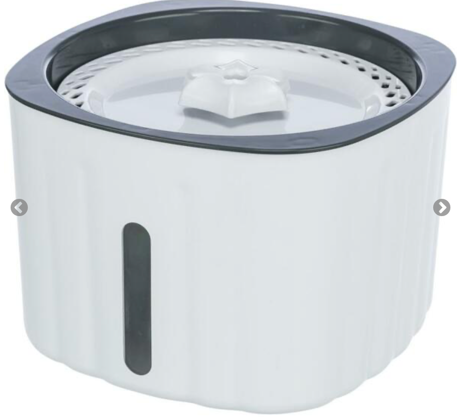 Drinking Fountain Flower White/Grey 2L