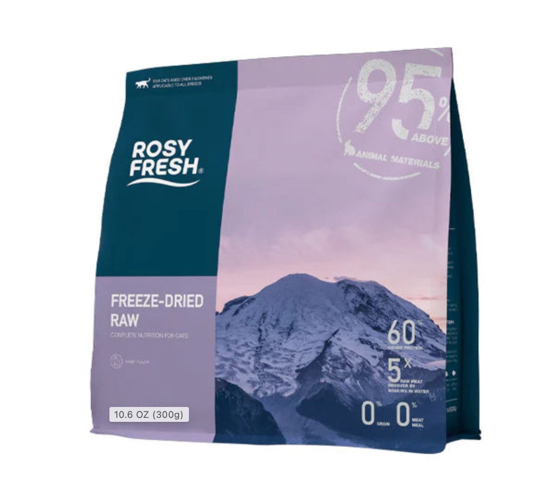 Rosy Fresh Freeze-dried Fresh Full Nutrition Cat and Rabbit Food 300g