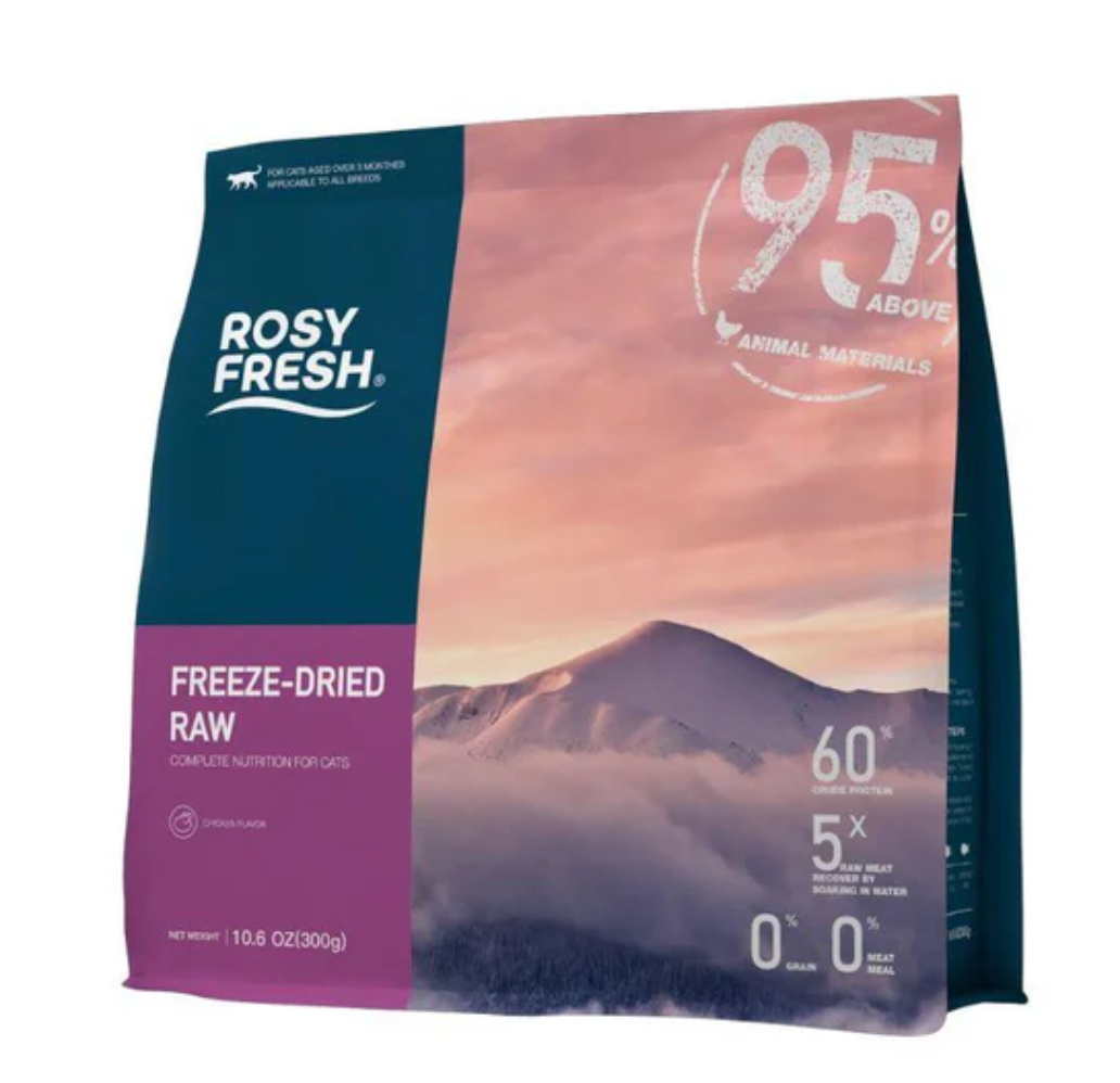 FREEZE-DRIED RAW FOR CAT 300g CHICKEN 300g