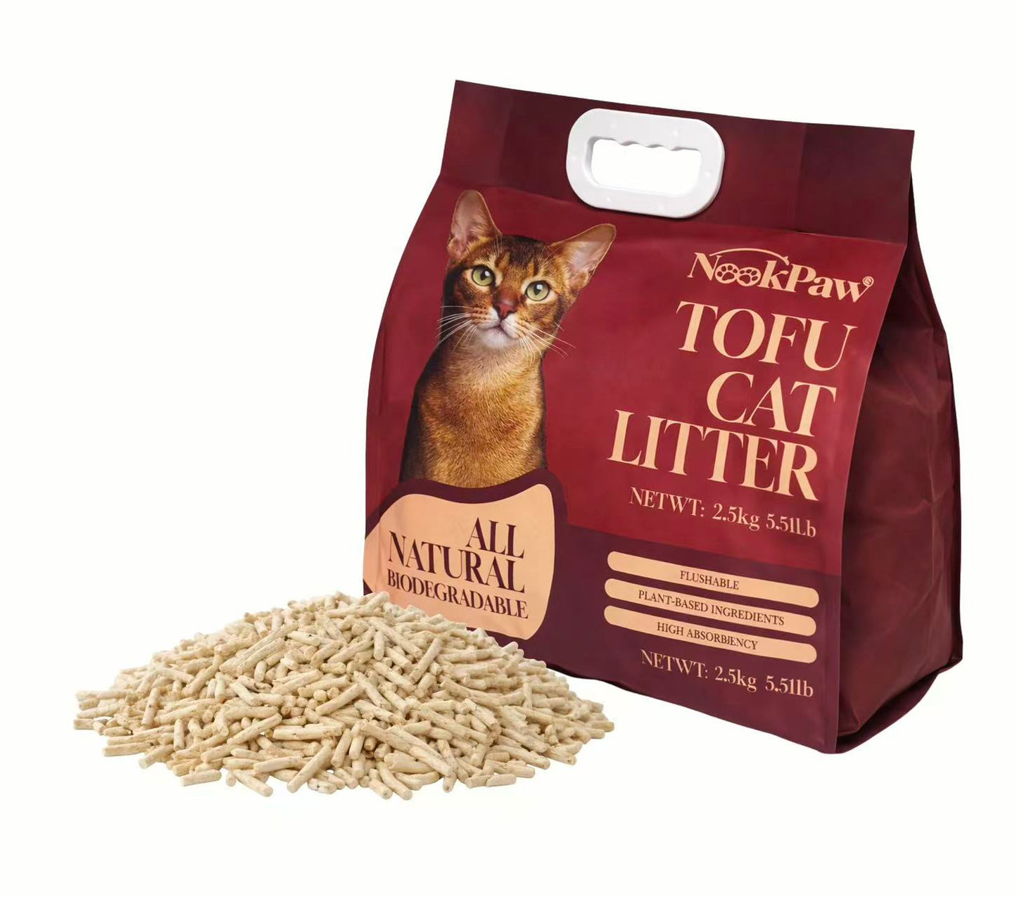 nookpaw tofu cat litter