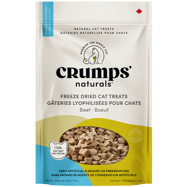 Crumps' Naturals Freeze-Dried Cat Treats - Beef - 30 g
